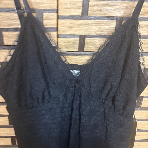 No Boundaries Black Lace Maxi Dress Size‎ Small - Image 3