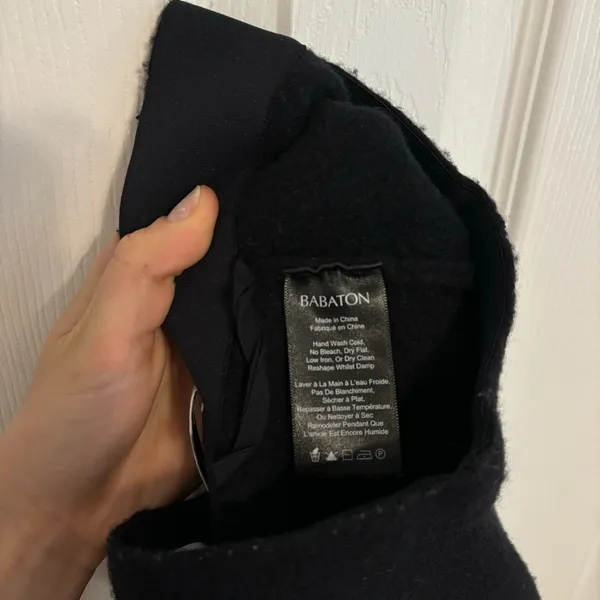 Aritzia Babaton Merino Wool Johan Skirt Black - Image 5