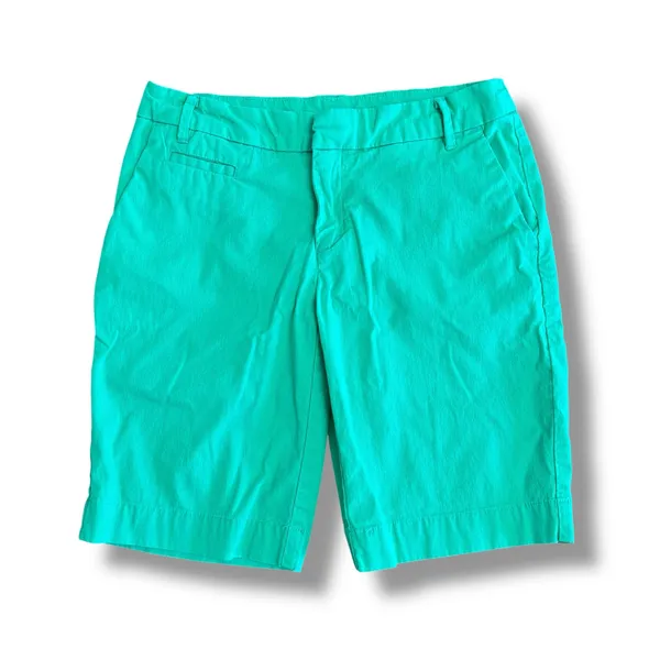 Patagonia Women’s‎ Shorts 0 Green Organic Cotton Blend Bermuda Casual Summer - Image 2