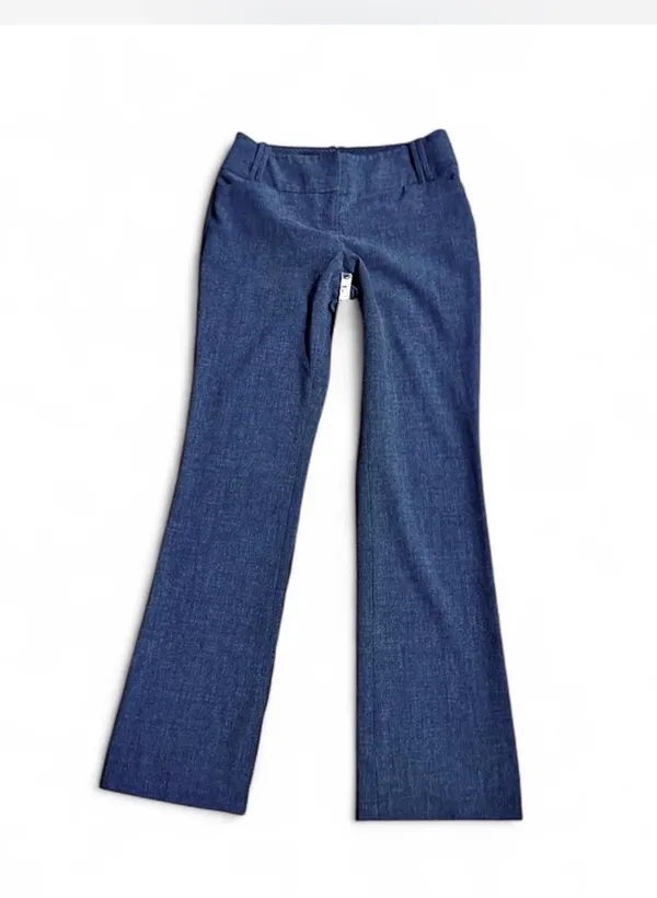 The Limited Cassidy Fit Gray Flared Dress Pants Trousers with Pockets & Belt Loops Super Flattering! - Image 3