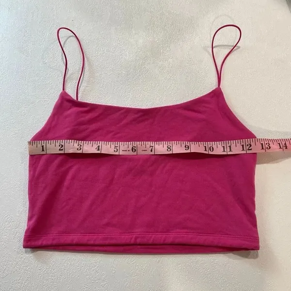 Wilfred Free Aritzia Pink Cowl Neck Crop Cami Tank Top Size S - Image 8
