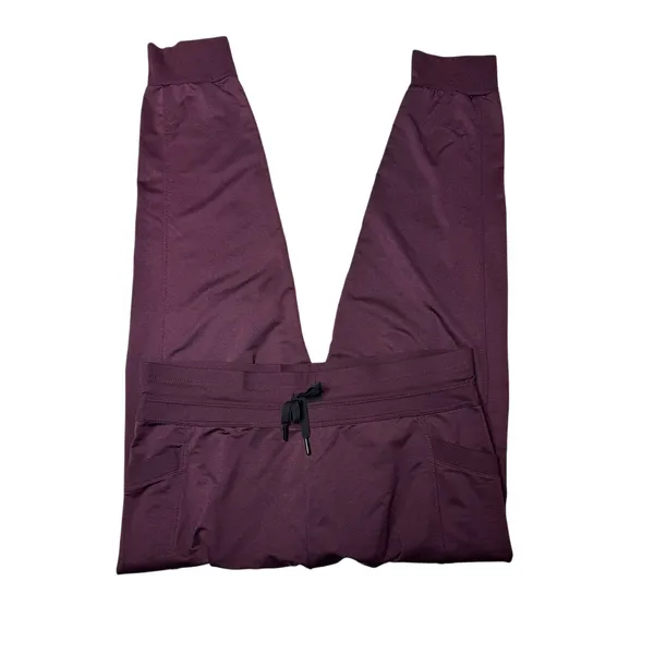 32 Degrees Heat Burgundy Stretch Jogger Pants Athleisure Lounge Size Large - Image 3