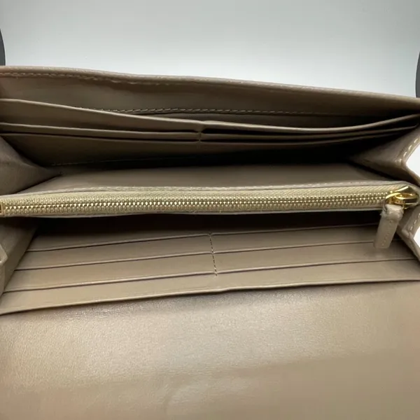 Fendi Vitello Cruise F is Fendi Continental Envelope Wallet Tortora - Preowned - Image 8