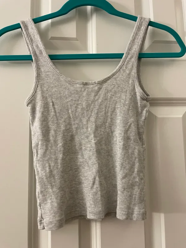 Brandy Melville Grey Top - Image 3