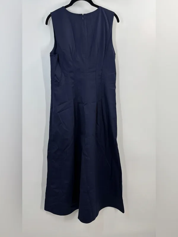J.Crew Pintuck midi dress in stretch twill - Image 6