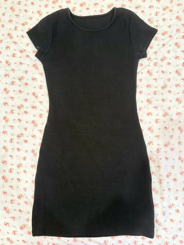 Princess Polly Black Bodycon Dress - Image 3