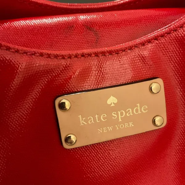 This is a cool stylish Kate spade red leather handbag - Image 8