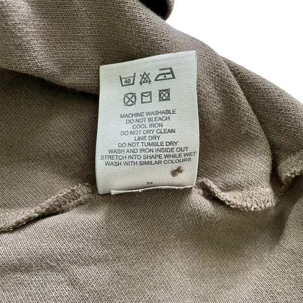 Women’s Olive Green Burberry Polo Shirt Size Medium - Image 6