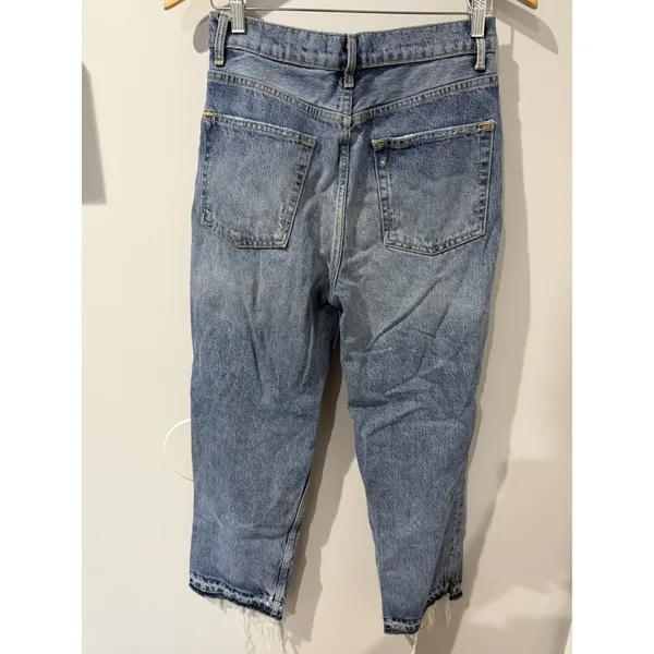We The Free Free People Straight Leg Distressed Jeans High Rise 28 M - Image 6