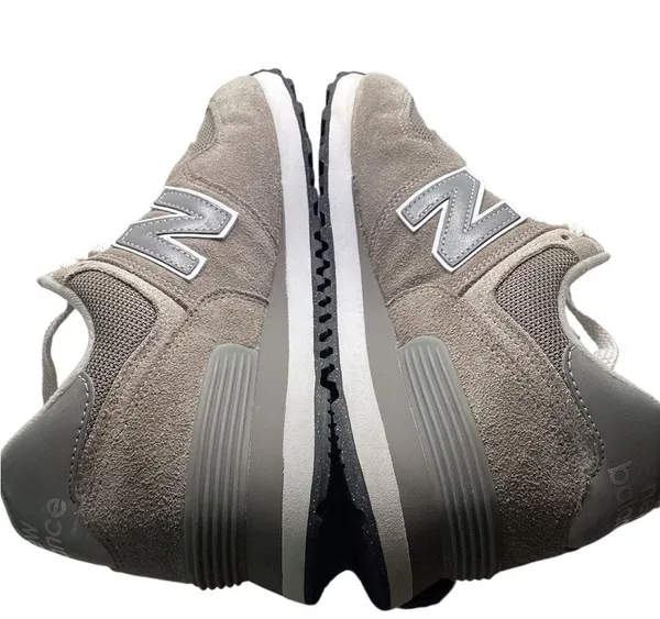 New Balance Classic 574 suede sneakers. Women’s size 8. Gray - Image 9