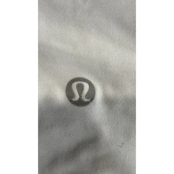 Lululemon Free To Be Serene Sports Bra Light Gray Strappy Back Yoga Size 6 - Image 5