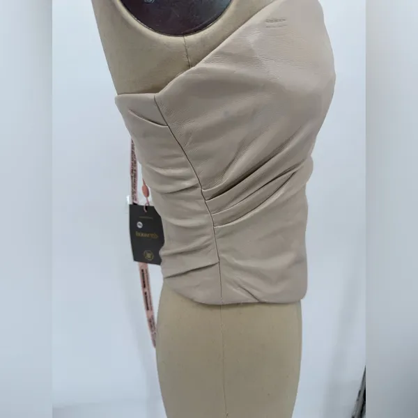 NWT House of CB 'Saffira' Fog Plunge Vegan Leather Corset Sz Small SOLD OUT $135 - Image 8