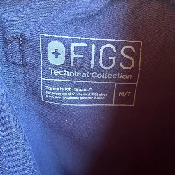 Figs Livingston Navy Scrub Pants Size Medium Tall - Image 10
