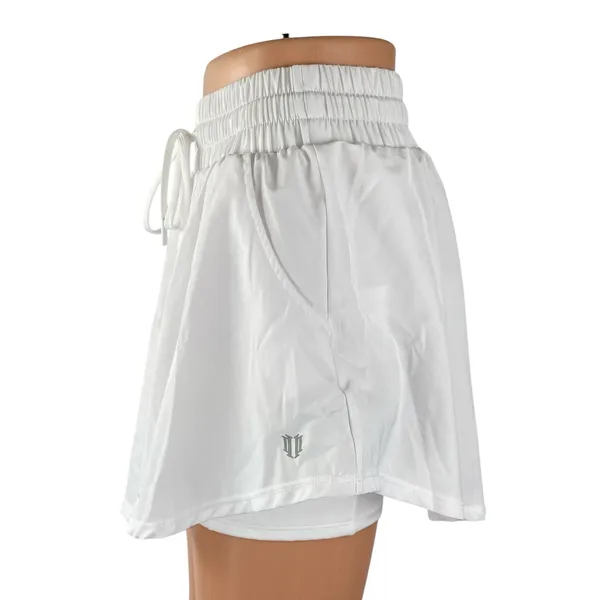 EleVen by Venus Williams White Flowy Tennis Golf Athletic Skort Skirt Shorts S - Image 2