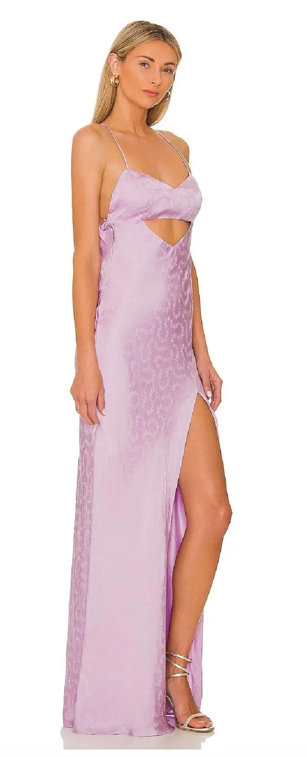 Lovers + Friends Evelyn Gown Lilac Prom/Maxi Dress - Image 2
