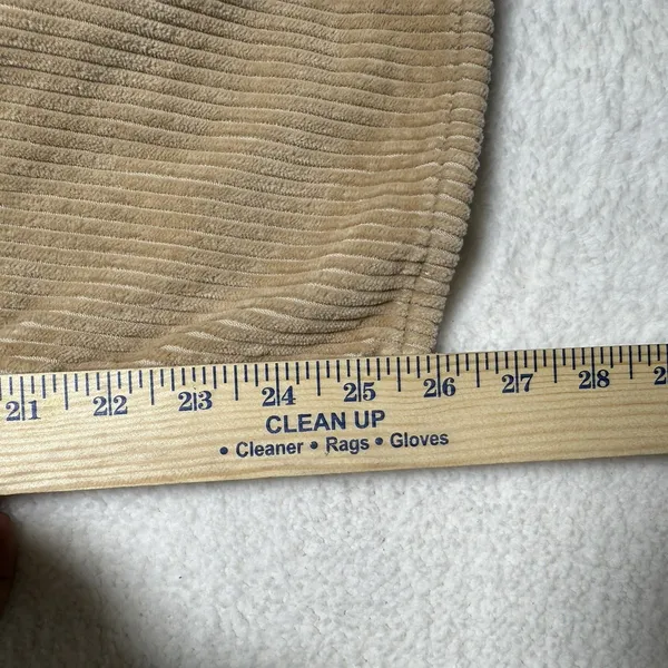 Levi's Premium Womens Ribcage Straight Ankle Corduroy Pants Size 26 Brown Tan - Image 7