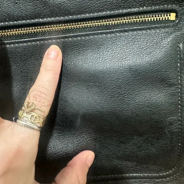 Vintage Coach Y2K black leather bag - EUC - Image 4