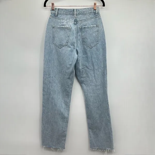 Garage Denim High-Rise Vintage Straight Style Mom Jeans Size 24 - Image 4