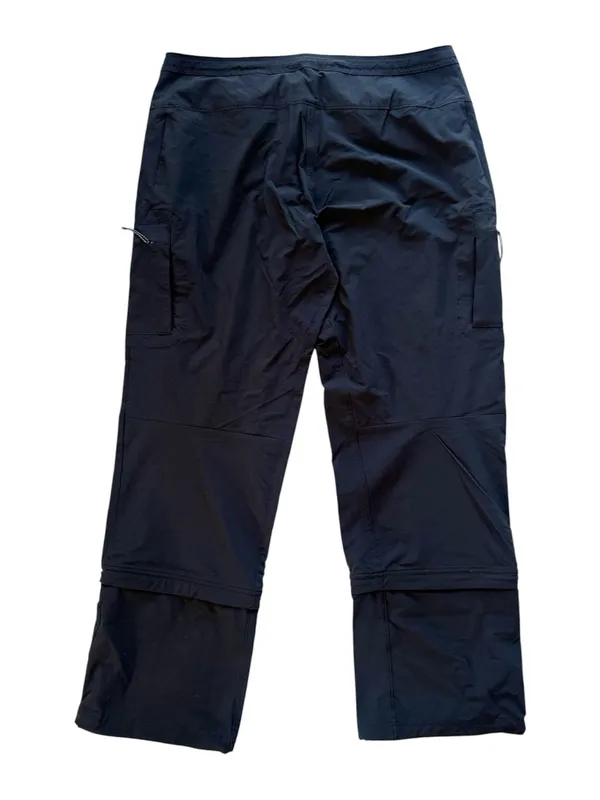 Mountain HardWear Zip Off Hiking Cargo Pants Black Size 12 - Image 2