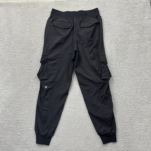 Lululemon Dance Studio Relaxed Fit Mid Rise Cargo Jogger Pants Black Small x 28 - Image 4