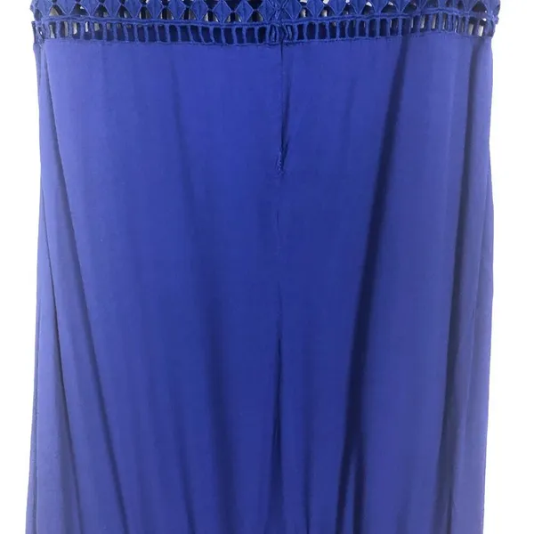Nicole Miller Royal Blue Sleeveless Maxi Dress Size 4 - Image 10
