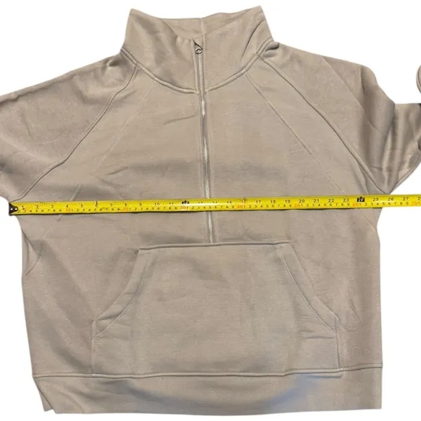 Danskin Mock Neck Mixed Rib Half Zip Pullover Jacket Size 2X - Image 5