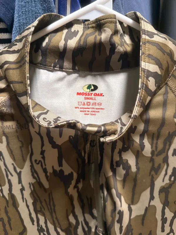 Mossy Oak Long Sleeve quarter zip lightweight camo - Image 4