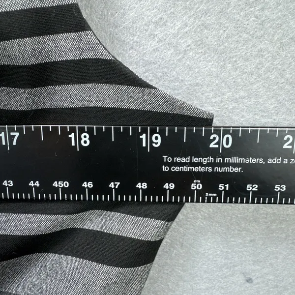 Calvin Klein Sheath Dress 12 Gray Black Stripe Classic Work Office NO BELT - Image 6