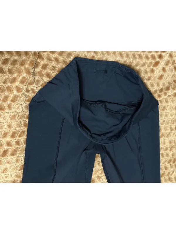 Lululemon Runday Crop 23" Running Tights Black Reflective Zippers Luxtreme 8 - Image 6