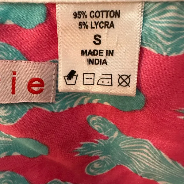 Tizzie Vibrant Pink and Teal Zebra Tunic Dress NWOT - Image 6