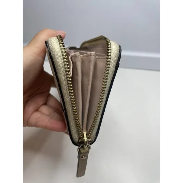 KATE SPADE Wellesley Neda Clutch Wallet Zip Around Beige Off-White - Image 11