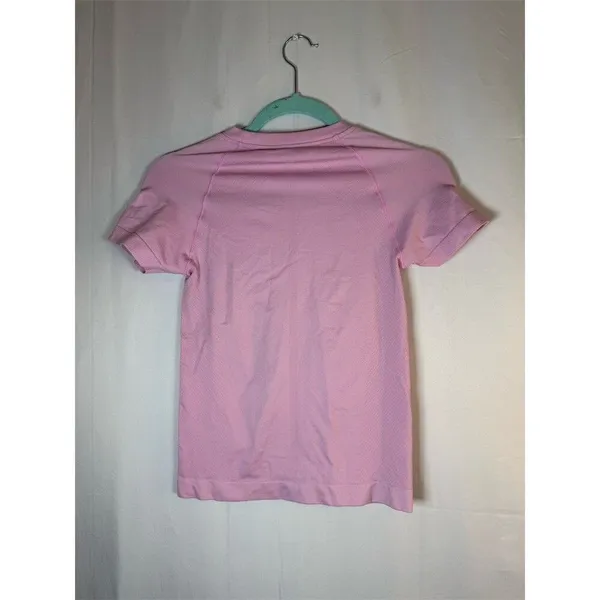Unbranded T-Shirt Womens Size M Pink Seamless Athletic Crew Neck Short - Image 7