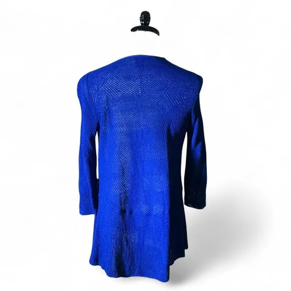 Ann Taylor Women's‎ Blue Knit Cardigan Open Front Size Coastal sustainable - Image 2