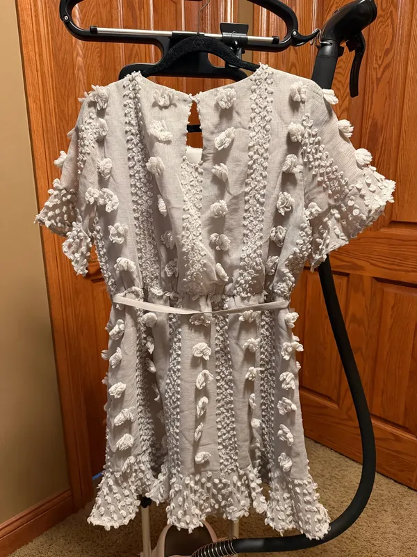 Boutique gray dress White Size L - Image 2