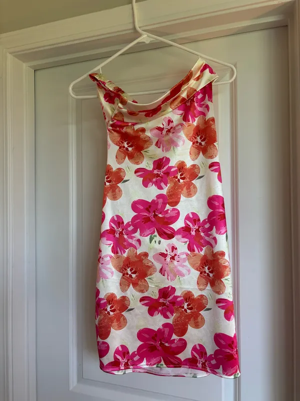 Amazon Strapless floral dress - Image 3