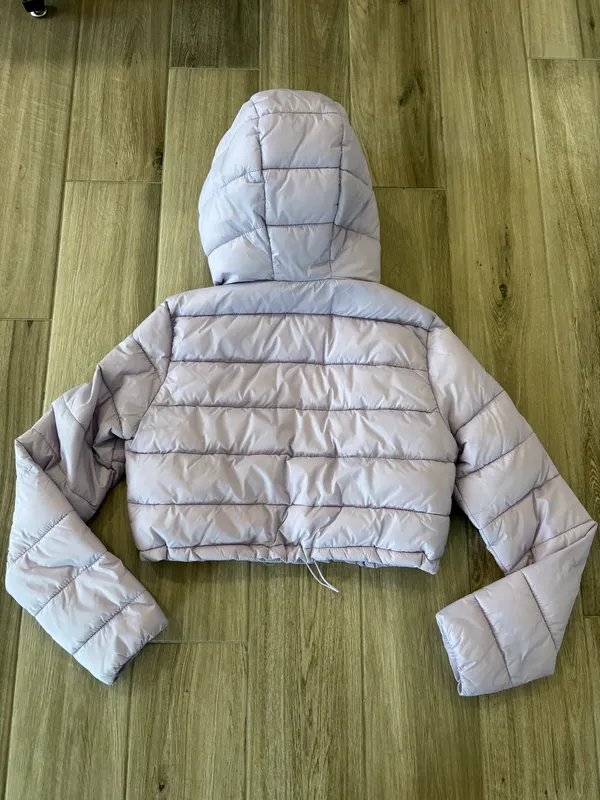 ZARA Cropped Puffer Jacket - Image 3
