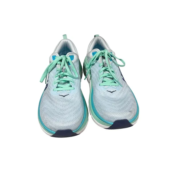 HOKA Gaviota 5 Women’s Size 12 Stability Running Shoes Blue Mint Cushioned - Image 5