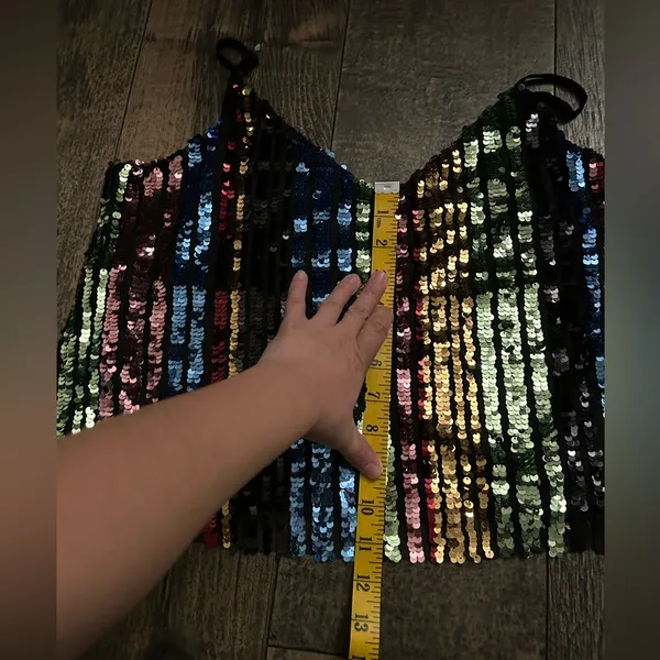 Madison‎ & Berkeley sequin shirt size Medium - Image 7