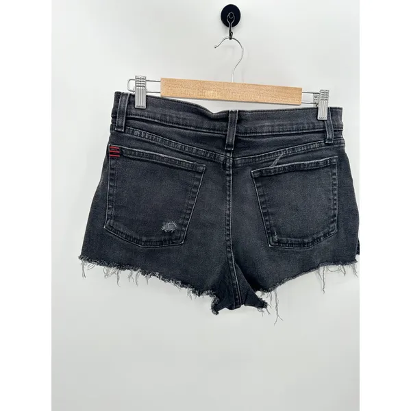 Urban Outfitters BDG‎ Shorts Women 30 Black Denim Tom Girl Mid Rise Cut-Off Jean - Image 2
