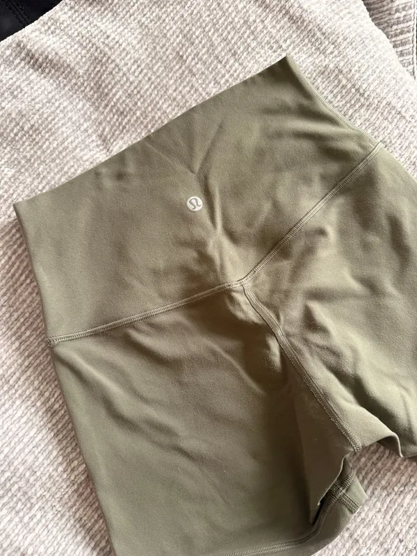 Lululemon Align High-Rise Short Army Green 4” Size 4 - Image 9