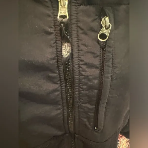 The North‎ Face Size M Women Black Athletic Windproof Fleece Jacket Coat - Image 5