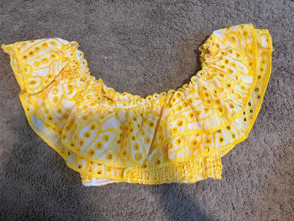 On Two Fifth Flowy Top Yellow Size M - Image 3
