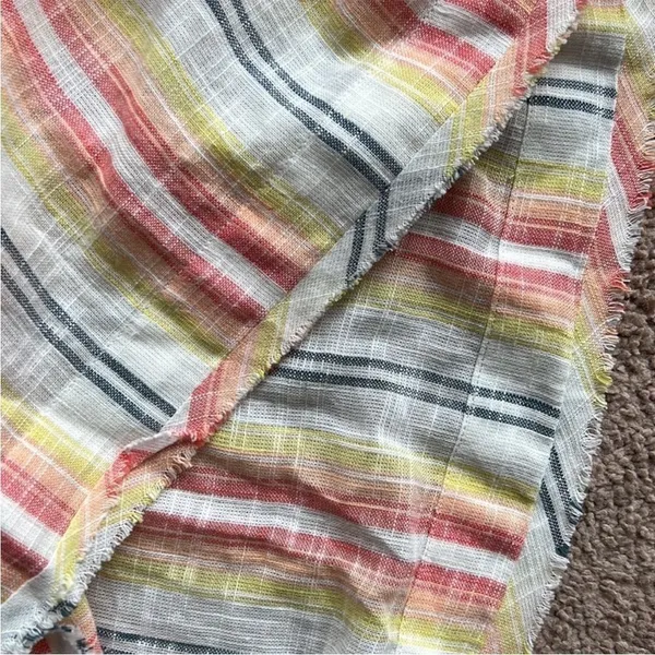 Free People Summer Nights‎ Striped Dress in Yellow Tunic Mini Size S Small Boho - Image 9