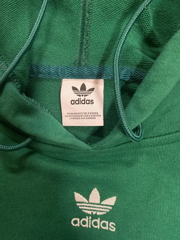 Adidas Cropped Hoodie - Image 2