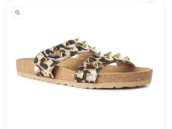 Myra Bags Leopard Bubble Sandals - Image 3