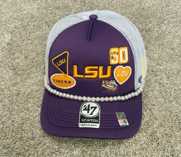 NEW 47 Brand Louisiana State Tigers LSU Rally On ’47 Hitch Fm Foam Front Hat - Image 2