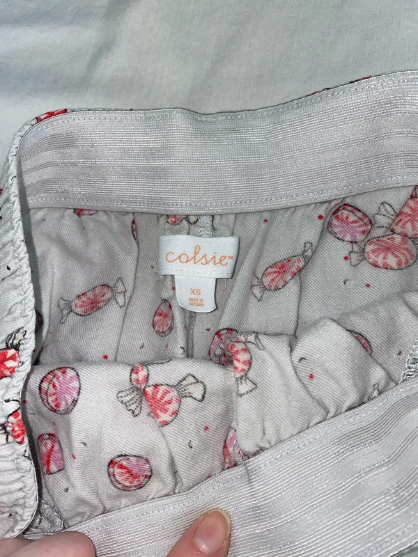 Candy PJ Pants Gray Size XS - Image 7