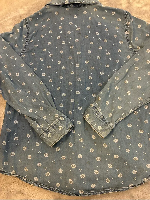 Women’s Basic Editions Brand Denim Printed Button - Image 8