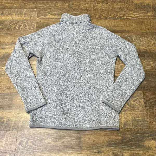 Patagonia Better Sweater Fleece 1/4 Zip Pullover Women's Small Gray Jacket Top - Image 10