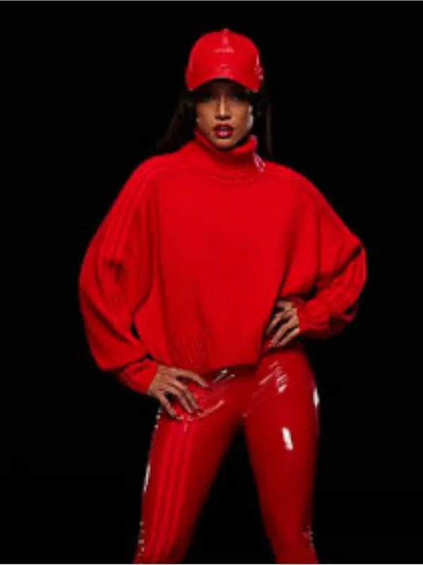 adidas x IVY PARK Red Rayon Turtleneck - Image 4
